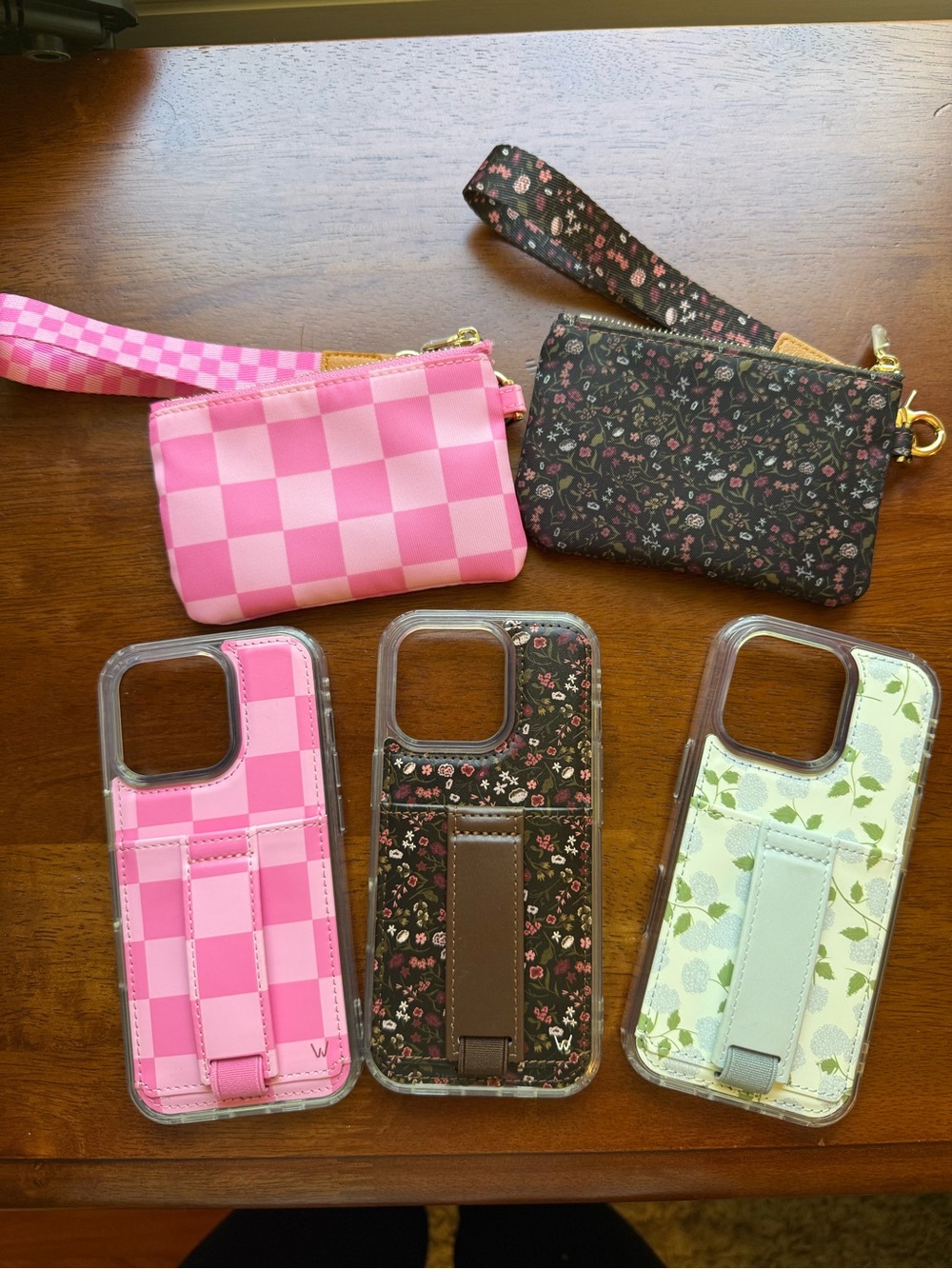 3 Walli Cases for IPhone 16 pro with accessories